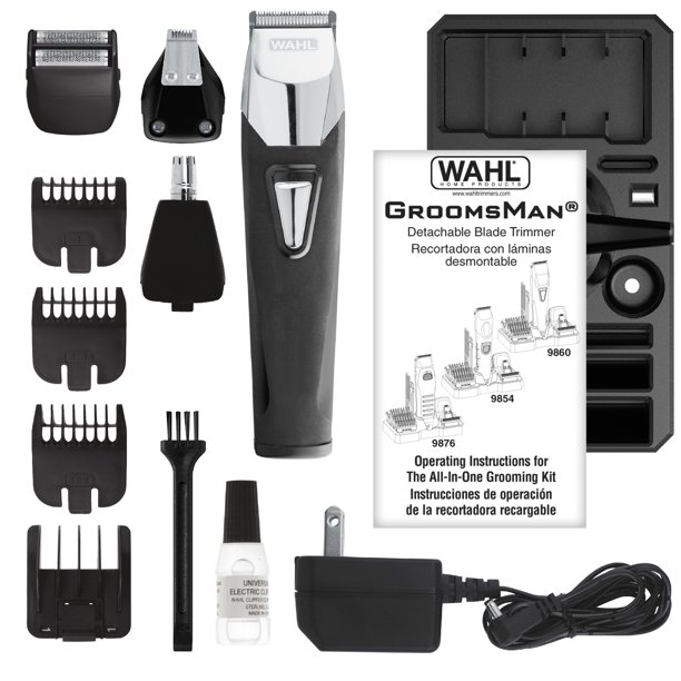 Wahl Groomsman Pro All in One Men's Grooming Kit, Rechargeable Beard