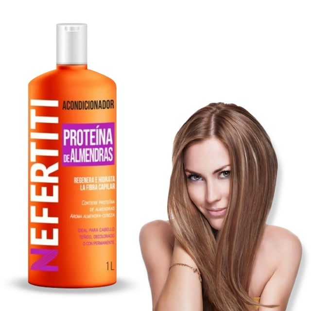 Acondicionador Para Cabello Nefertiti Aceite De Almendras 1 Lt