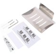 thumbnail image 1 of Bathroom Soap Box Stainless Steel Soap Rack for Storage Use 3Pcs, 1 of 5