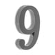 thumbnail image 4 of Número de puerta 0 ~ 9, de dígitos de dirección, señal de de buzón, artesanía de número de hierro CUTICAT Placa de letrero de puerta, 4 of 7