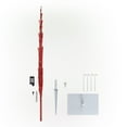thumbnail image 6 of Alpine Corporation 60/68-Inch Silver Christmas Tree with Red LED Lights, 6 of 13