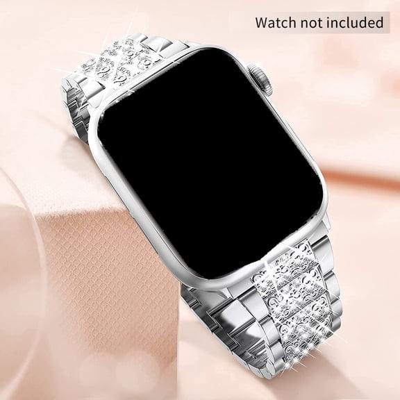 Girouette Metal Bands Compatible with Apple Watch Band 42mm 44mm 45mm 46MM 49mm iWatch Series 11/10/9/Ultra/SE/8/7/6/5/4/3/2/1, Dressy Metal Bangle Bracelet Women