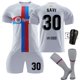 thumbnail image 1 of KEVCHE 2223 FC Barcelona Jersey Futbol 4 Piezas Set, Adultos Camiseta Barcelona Futbol Jersey Barcelona GAVI #30 Printed Jersey Soccer Shirt Short Socks Set, Camiseta de Visita Blanco #30/XXL, 1 of 7