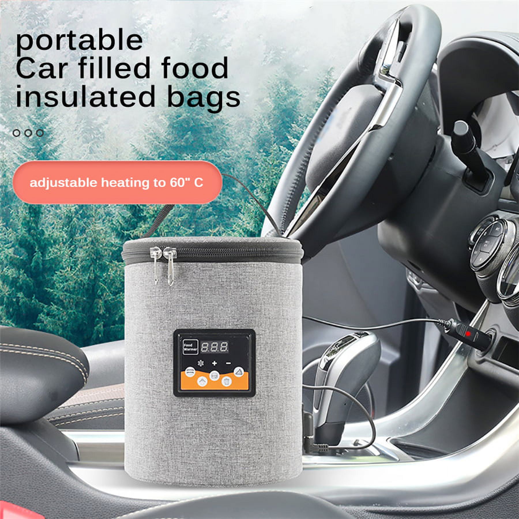 1 Pcs 12V 3.8L Portable Car Baby Bottle Warmer Travel Outdoor Cup Warmer Heater