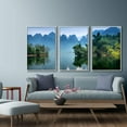 thumbnail image 2 of IDEA4WALL Framed Canvas Wall Art for Living Room, Bedroom Beautiful Nature Norway Landscape Canvas Prints for Modern Home Decoration Ready to Hang - 16"x24"x3 Panels, 2 of 4