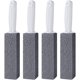 thumbnail image 1 of 4 Piezas Piedra Pomez para Baño Pómez con Asas Incluidas Quita Sarro Inodoro Cepillo de Baño de Piedra Pómez Removedor de Cal Removedor de Dura Limpiador Bloque de Limpieza Inodoro de Piscina (Gris), 1 of 4