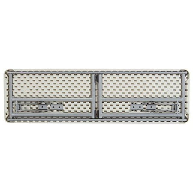 NPS Table Pliante de Séminaire Robuste 18 Pouces x 60 Pouces, Gris Moucheté, Capacité de 700 lb