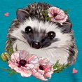 thumbnail image 3 of CafePress - Hedgehog T Shirt - Womens Tri-blend T-Shirt, 3 of 4