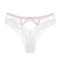 thumbnail image 1 of Ropa Interior Sexy Gibobby para Mujer Algodón Encaje Tanga Transpirable Blanco M, 1 of 4