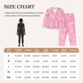 thumbnail image 5 of Uemuo Breast Cancer Awareness Pattern Womens Pajama Sets,PJ Set for Women,Pajamas for Women Logo,Long Sleeve Pajama Set for Women,Soft Long Sleeve Top With Pants-Small, 5 of 9