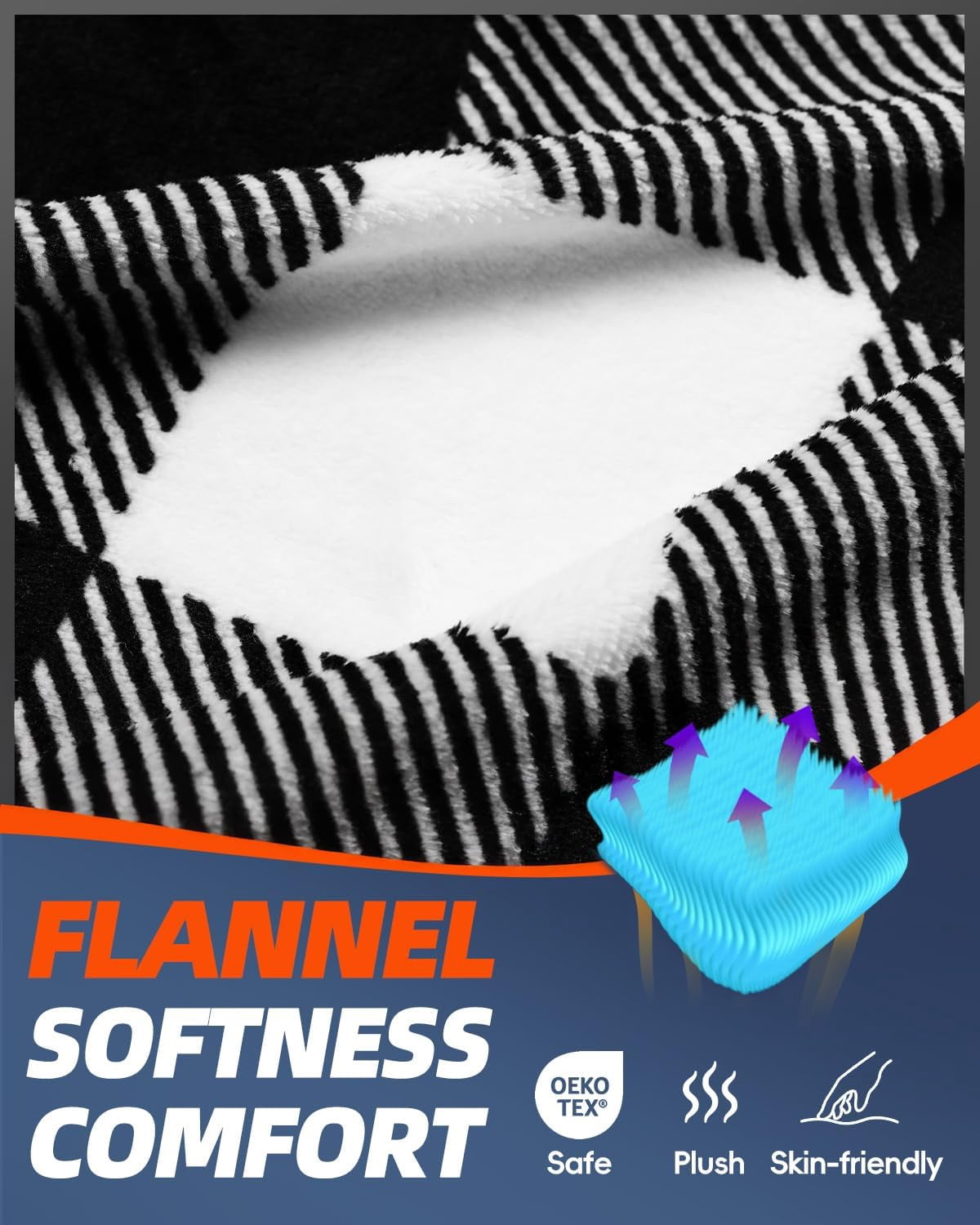 Flannel Double Sleeping Bag for Adults Cold Weather, XL Queen Size All Season 2 Person Big and Tall Bags Camping 0 Degree with Pillow