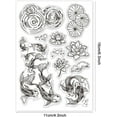 thumbnail image 6 of Lotus and Koi Fish Clear Stamps for Cards Making Pond Scenery Silicone Stamp Seals Transparent Stamps for DIY Scrapbooking Photo Album Journal Home Decoration, 6 of 9
