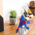 thumbnail image 4 of Muñeca Sin Rostro, Muñeco De Gnomo De Peluche Del Día De La Independencia, Decoración Suave Y Encantadora Para El Hogar Para Sofá De Escritorio matsuzay HA046841-01, 4 of 6
