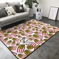 thumbnail image 3 of Area Rugs For Living Room Decor - Cute Fries Line Soft Anti Slip Throw Washable Rugs 5x7 For Bedroom, Indoor Carpet For Bedroom Living Room 80x58In, 3 of 7