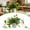 F, variant on 1 Potted Artificial Pothos Hanging Plant Faux Dense Potted Vine in Plastic Pot for Home Shelf Bathroom Kitchen Decor 36cm, Clearance Green