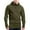 Army Green, variant on Yufatyle Men's Hoodie Long Sleeve Hooded Pullover Casual Sweatshirts Quarter Zip Fleece Comfy Tops, Black S