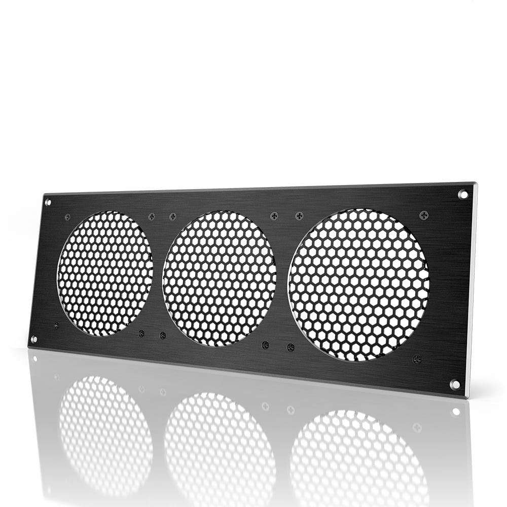 AC Infinity Black Ventilation Grille 18", for PC Computer AV Electronic