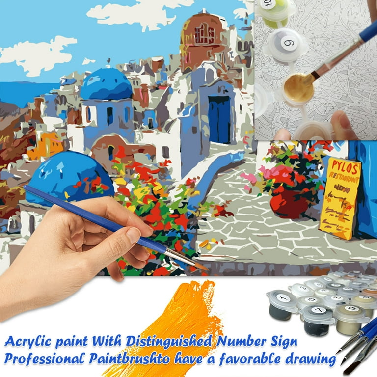 Painting Easels for Adults Acrylic Painting Canvas Set Acrylic Paint DIY Home DIY Painting Decoration Paint Paint Digital Words Artist Oil Paints Set
