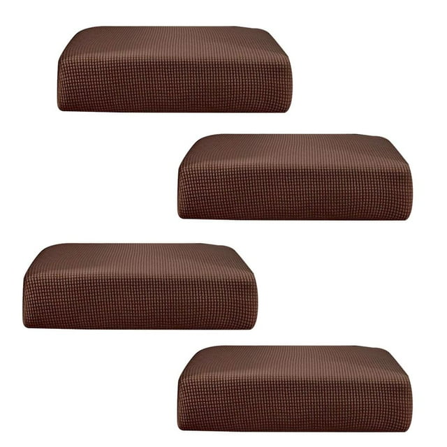 Funda De Sofá De Tela De Spandex De Poliéster Extensible De 4 Piezas, Protectores De Sofá Seater Claro Para Sofá De 2 Personas