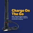 thumbnail image 4 of LUXPRO 360 Lumen Dual Power Rechargeable Focusing Penlight LED Flashlight - Features a Pocket Clip and Aircraft-Grade Aluminum - Pocket-Sized Light with USB Cable - Batteries Included, 4 of 7