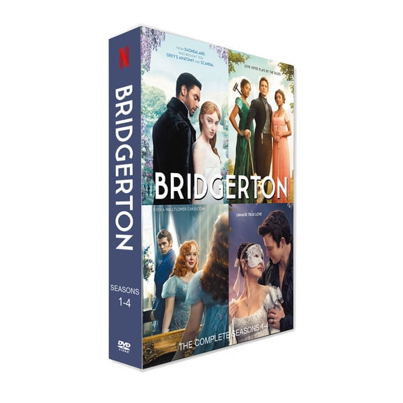 Bridgerton Temporadas 1-4 DVD Audio Inglés y Español Subtítulos Inglés y Español