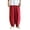 Wine, variant on yillto Mens Baggy Pants High Waist Wide Leg Long Pant Casual Work Office Trousers Beach Vacation Pants