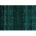 thumbnail image 1 of Ahgly Company Machine Washable Indoor Rectangle Abstract Turquoise Blue Modern Area Rugs, 7' x 9', 1 of 4