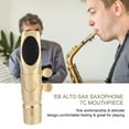 thumbnail image 1 of Saxophone Mouthpiece, Eb Sax Mouthpiece Saxophone 7C Mouthpiece Brass Sax Mouthpiece with  Pads Musical Instruments Accessory for Saxophone Professionals and Beginners, 1 of 8