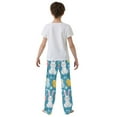 thumbnail image 5 of FORMRS Kids Pajama Pants with Pockets Size 9-10Y Boys Lounge Sleep Bottoms, Blue Easter Bunny, 5 of 8