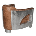 thumbnail image 3 of Aviator Sofa Furniture Retro Tub Chair, 3 of 5