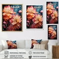 thumbnail image 4 of Designart "Neon Fusion Of Pink Orchids I" Orchids Floater Framed Wall Decor, 4 of 5