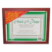 NuDell Award-A-Plaque Document Holder, 11 x 14, Mahogany