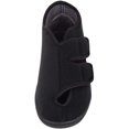 thumbnail image 2 of ABSOLUTE FOOTWEAR Mens Velour Easy Slip on Twin Touch and Close Wide Fitting Slippers - Black - US 10, 2 of 7