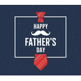 thumbnail image 4 of Decorative Design Happy Father's Day Banner Tie Pattern Festive Decoration Polyester Material for Father's Day Celebration Indoor Decoration Event Decoration, 4 of 7
