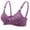 Purple, variant on Gymayou Thin Breathable Wireless Bra for Women No Underwire Comfortable Gather Support Bralette Soft Lightweight Stretch Bras Beige 36