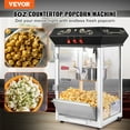 thumbnail image 3 of 850W Electric Popcorn Maker Machine, 8 Oz 48 Cups Countertop Popcorn Popper, Black, 3 of 7