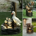 thumbnail image 4 of Feltree Home Decor Clearance Resin-Duck Family Patio Garden Decoration Animal Garden Statue, 4 of 5