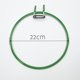 thumbnail image 4 of Aro de bordado de 8,7 pulgadas, círculo para punto de cruz, tensión de resorte, accesorios de costura verde, 4 of 9