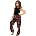 thumbnail image 4 of Harry Potter Girls' Hogwarts Houses Crest Plaid Lounge Pajama Pants Sleepwear Gryffindor Slytherin Hufflepuff Ravenclaw, 4 of 6