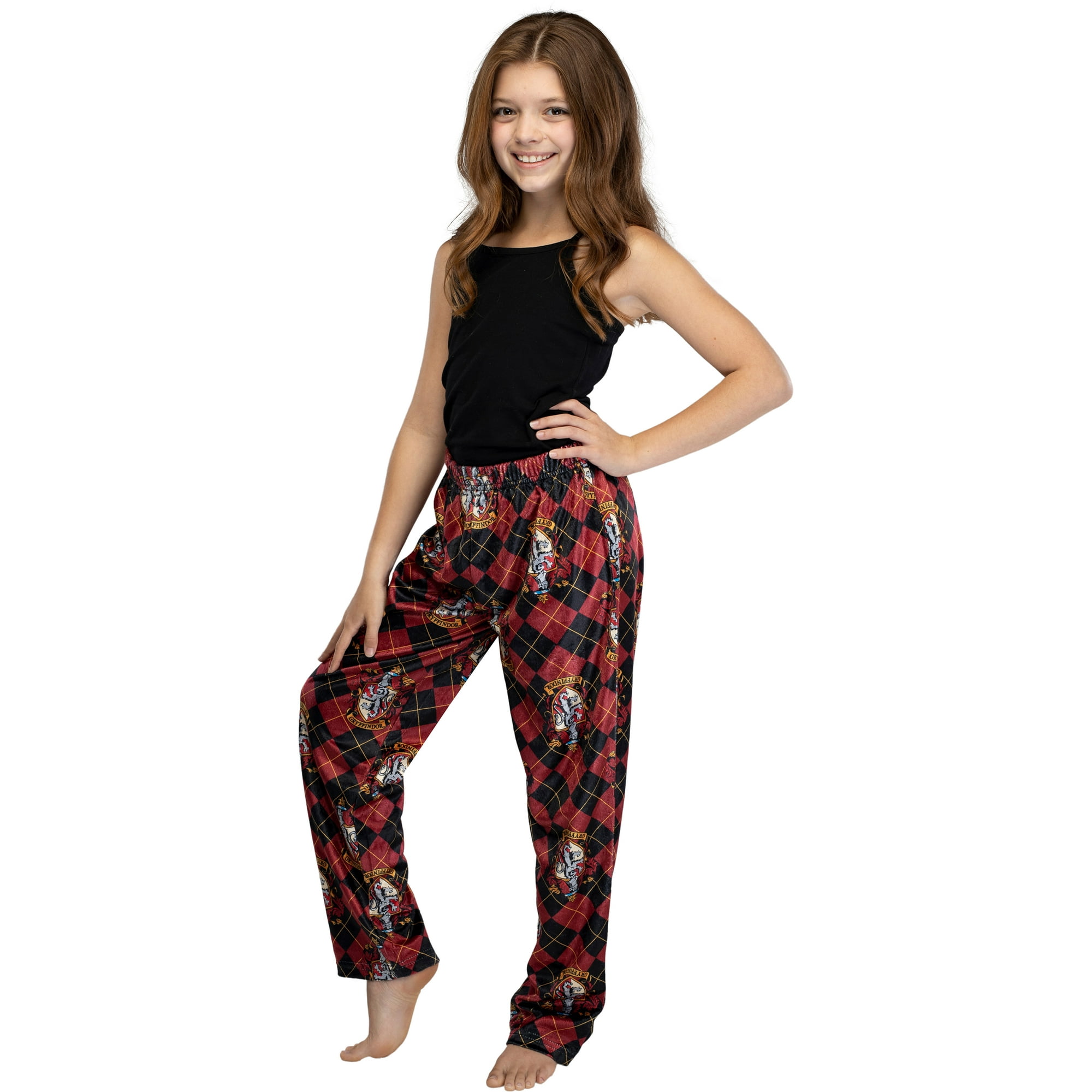 Intimo Harry Potter Big Girls Hogwarts Houses Crest Lounge Pants Pajamas Gryffindor 10 12 Other
