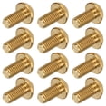 thumbnail image 3 of Juego de tornillos para rotor de freno de disco de bicicleta de aleación de titanio dorado M5 x 10 mm: 12 piezas para un mejor rendimiento en el ciclismo, 3 of 8