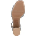thumbnail image 5 of Naturalizer Womens Pearlyn Platform Sandal Clear Sky Blue Suede 7W, 5 of 5