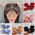 thumbnail image 2 of 2PCS New Korean Bow Hairpins Children Sweet Cute Headwear Girls Clips Barrettes Hairgrips Hair Accessories, 2 of 10