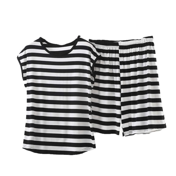 mihongmao Summer Outfits Women's Athletic Clothing Sets Fashion Women Sleeveless Round-Neck Short Casual Pullover Comfy Set White L