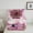 Pink, variant on Chic Floral Queen Size Comforter Set Women Mandala Flower Bedding Set,Teal Ombre Down Comforter Gradient Oil Painting Bed Set,Vintage Watercolor Quilted Duvet