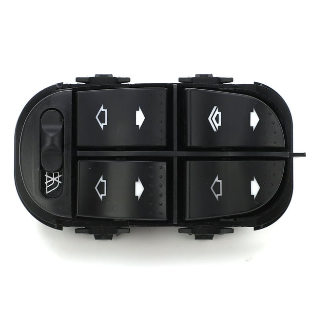 Interruptor de ventana eléctrica YS4Z 14529 BA, reemplazo de botón maestro de ventana compacto de respuesta rápida para Ford Focus 2000 a 2007 Jadeshay A