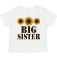 thumbnail image 3 of Inktastic Big Sister Announcement Sunflowers Girls Toddler T-Shirt, 3 of 5