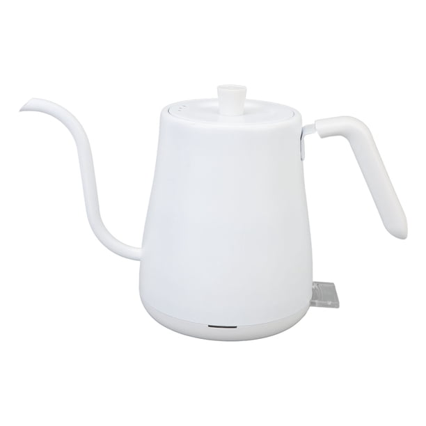 Hervidor Eléctrico Con Cuello de Cisne, 800 ml, 1000 W, Tetera Eléctrica, Apaguado Auticto, Hervidor de Agua Con Ergonímico, Caldera de Agua de Calentamiento