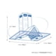 thumbnail image 2 of Campana de Cocina SANAIRE TITANIUM 90 CM ACERO INOXIDABLE, 2 of 2