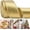 Gold, variant on 1/2Roll Christmas Tree Ribbon - Wired Glitter Garland, 2.5 Inch, 10 Yards, Thick, for Tree & Gift Wrapping